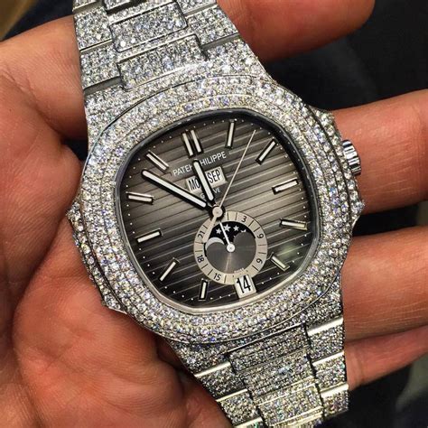 patek philippe 5711 iced out|patek 5711 nautilus.